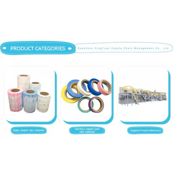 Safe Diaper Raw Materials Perforated PE Film For Sanitary Napkins