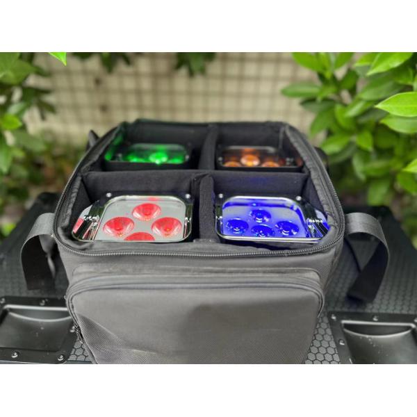 4*18W RGBWA UV 6in1 Battery Operated Uplighting Battery Par Can