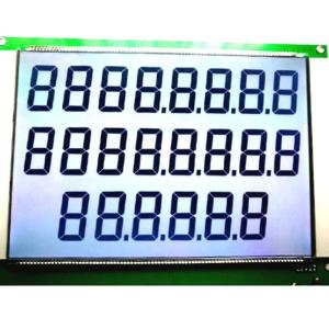 Fuel Dispenser Monochrome LCD Display Tn Positive STN Gray With Driver Board