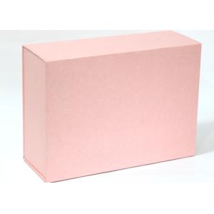 Pink Rectangle Foldable Recycled Paper Gift Boxes