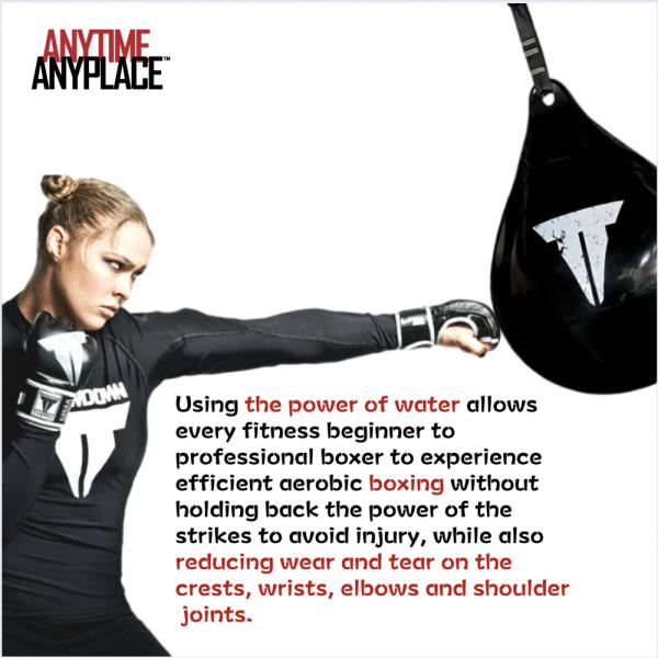 Aqua Punching Bag Personalized Products 21inch Round Drop Unfilled Punching Bags