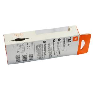 Foldable Clear Window Box Packaging Printed Artpaper Self Hanger Clear PVC