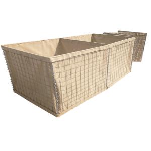 Galfan military hesco barrers wall with hot dipped galvanized welded gabion
