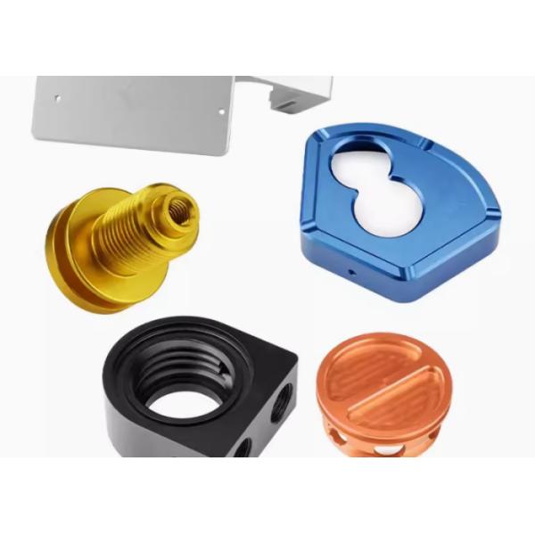 Yellow Red Sheet Metal Fabrication Parts Customized Aluminium Housing Anodized