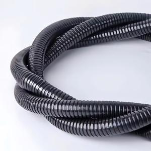 Round Head Code Flexible Pvc Coated Steel Conduit With Threaded Hose Connection And Metal Hose Cover