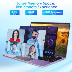 14" Windows 11 Laptop Computer Intel N5105 8GB RAM 512 SSD For Students