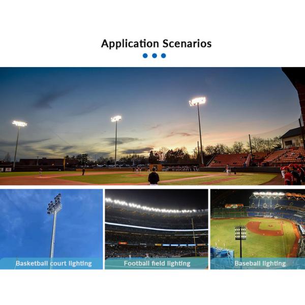 High Brightness Led Stadium Lights 75000Lumens LED Sport Light For School Sport Stadium