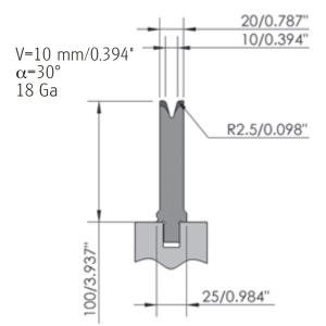 Wholesale Top Standard Press Brake Tooling Bending Machine Wila Bottom Die from china suppliers