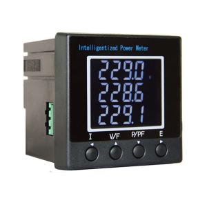 Electrical Solar Digital Power Meter , Single Phase Power Meter Harmonics
