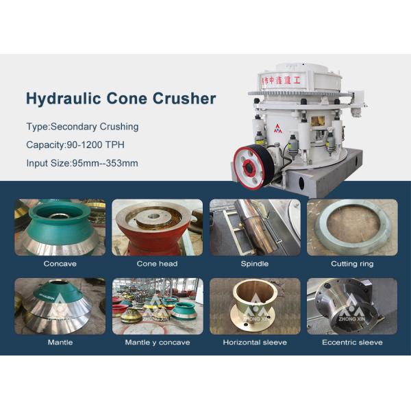 High capacity cone crusher plant factory gravel hydraulic cone crusher in mining plant