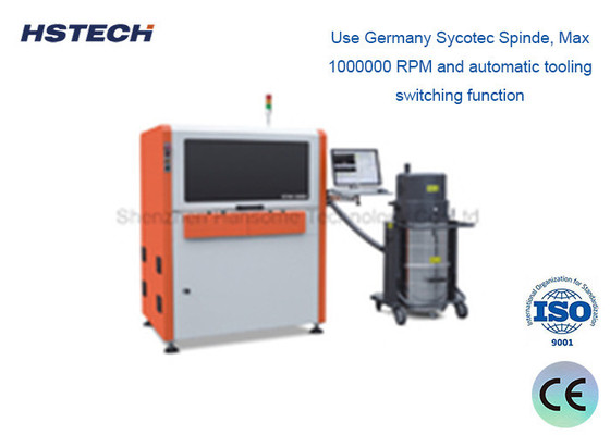 PCB Router Machine for Inline PCB Depaneling without Jig 100000 RPM Spindle CCD