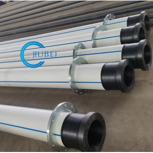 White Black Co Extruded PN10 ISO4427 HDPE Pipe With Excellent Corrosion