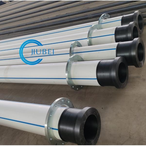 White Black Co Extruded PN10 ISO4427 HDPE Pipe With Excellent Corrosion