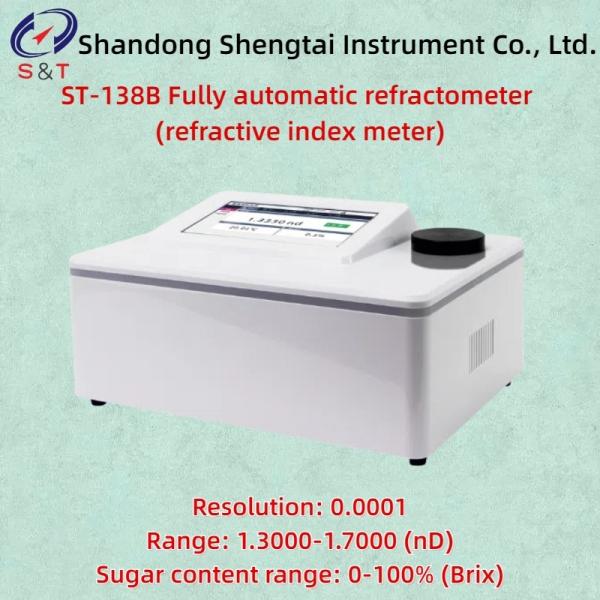 Linear CCD Automatic Refractive Index Meter Wavelength 589nm Range 1.3000-1.7000