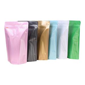 Zipper Stand Up Coffee Pouches with Personalized Printing and Degassing Valve