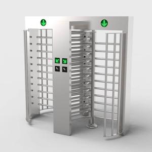 RS485 Employee Entrance Full Height Turnstile DC12V