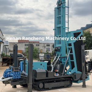 Upgrade RCF350C Water Well Drilling Machine With Drill Rod Rack For Water