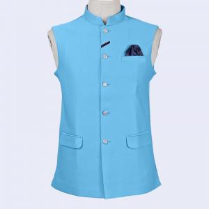 Wholesale Terry Rayon Custom Tuxedo Suit Mens Stand Collar Waistcoat from china suppliers