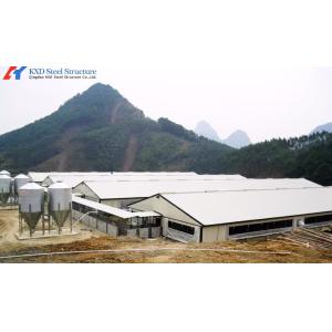 Steel Structure Poultry House with Automated Feeding and Ventilation Systems