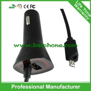 car charger with retractable cable for Andriod/V8