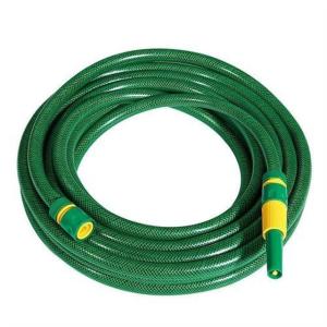 15 or 25m PVC garden hose set, garden water hose with sprayer nozzle and