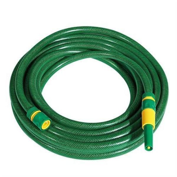15 or 25m PVC garden hose set, garden water hose with sprayer nozzle and