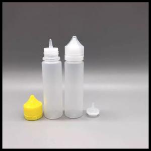 Custom Plastic Eye Dropper Bottles , Pharmaceutical 60ml Plastic Dropper Bottle