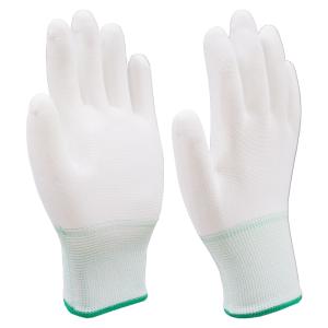 13 Gauge PU Coated Polyester Handling Gloves Breathable