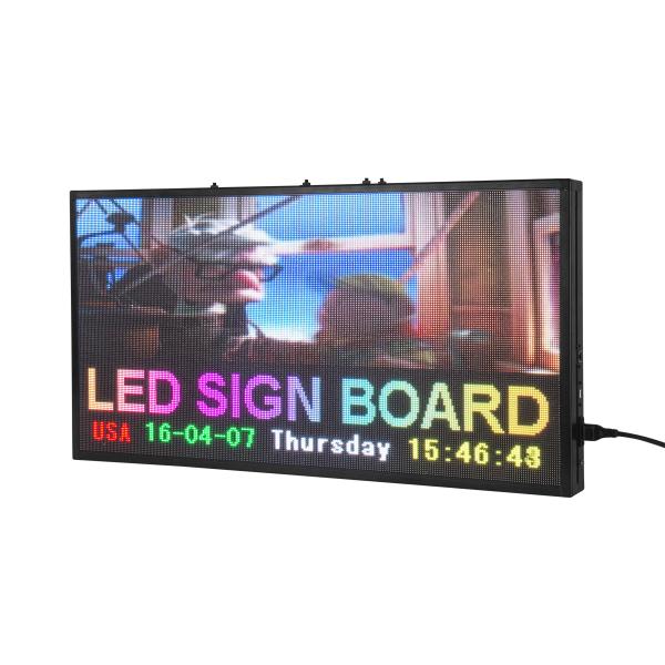 Quality High Resolution P3mm Programmable LED Signage With 5000mcd Brightness for sale