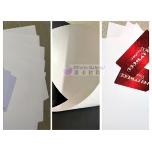 China Silk Screen Printing 2mm Thick PETG Plastic Sheet For PETG Card Body Production on sale