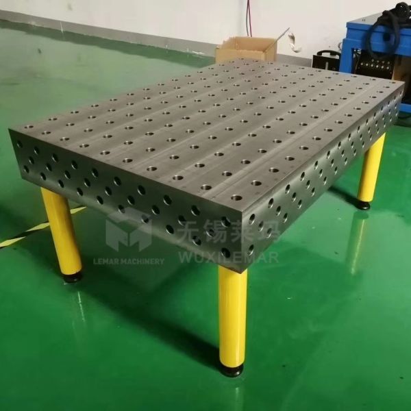 28 series industrial welding platform featuring precision-ground steel surface