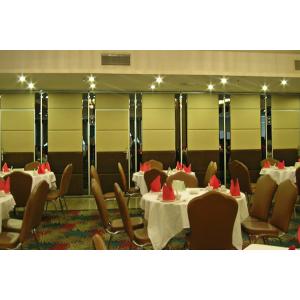 Aluminum Track Wooden Surface Movable Partition Walls for Banquet Hall