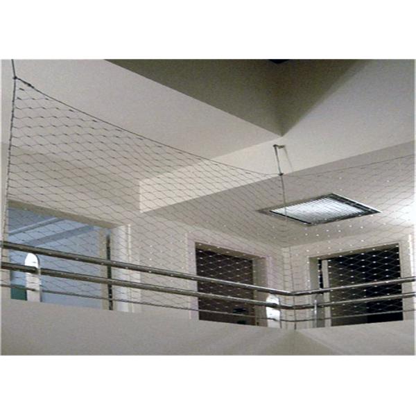 SS316 / SS304 Architectural Wire Mesh Fencing Corrosion Resistant SGS Approved
