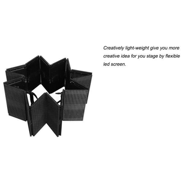 360 Degree Folable LED Display Stage Hanging Backdrop Slim Advertising Board