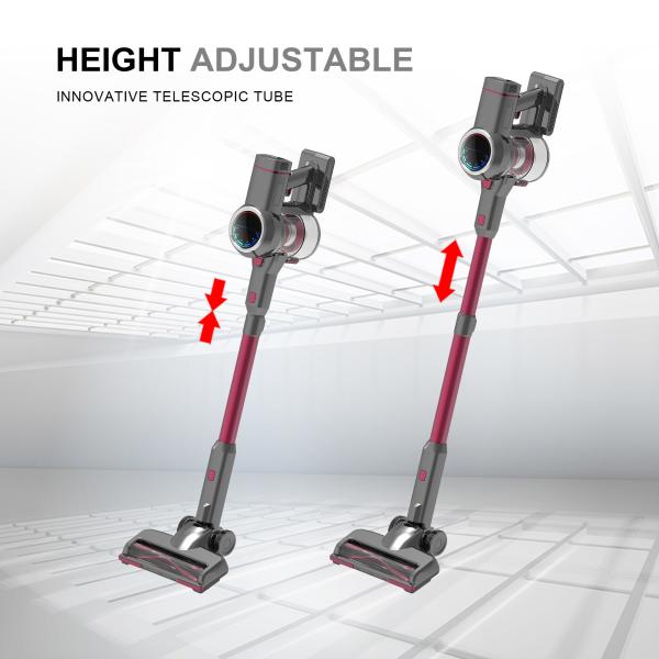 Li Ion Powerful Cordless Vacuum Cleaner , Lightweight Stick Vacuum Cleaner