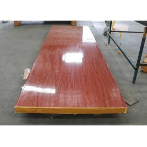 Wooden Color Metal Surface 950mm Width Wall EPS Sandwich Panel