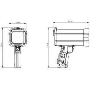 HUATEC Non Destructive Testing Equipment DG-8K Handheld UV Light