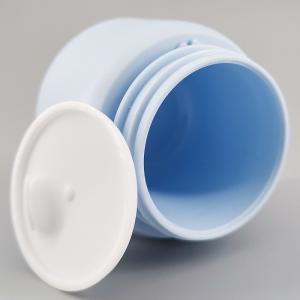 HDPE Plastic Blue10g 50ml Empty Face Cream Jars