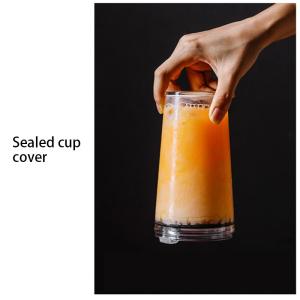 Beverage 450ml Borosilicate Glass Straw Coke Cups