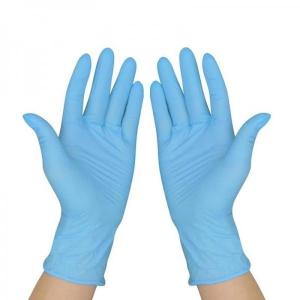 Buy cheap 3.5Mil Powder Free Protective Nitrile Examination Gloves Non Allergenic from wholesalers
