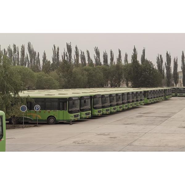 Quality 2017 year 8 Meter LHD Used City Bus with 2-Steps Design and 3800 ml Displacement for sale