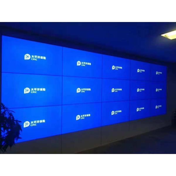 Full Color Indoor Lcd Video Wall Screens Cabinet Advertising 500 Nits Brightness