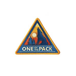 Full Embroidered Custom Made Hat Patches , Applique Sticky Clothes Patches OEM