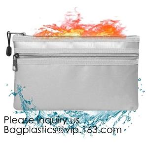 Fireproof Document Bag, Bug Out Bags, Wallet, Briefcase, File Protection,