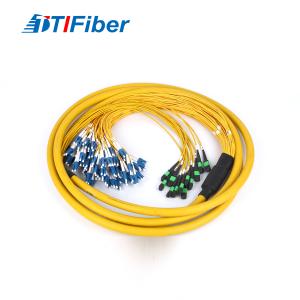 LC SM MPO Patch Cord With UPC Connector Integrated Optical Fiber