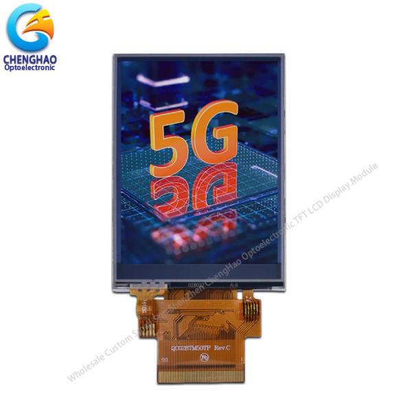 Quality 2.8 Inch Small Lcd Touch Screen 50 Pin Spi Rgb Interface 240x320 Nits Custom Tft Lcd Module for sale