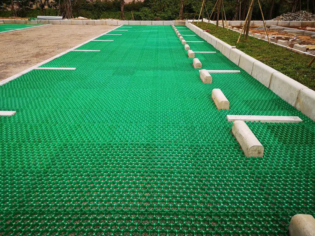 HDPE Plastic Grass Lawn Stabilizer Grid For Parking Lot Outdoor Roof Garden Permeable Pavers Interlocking