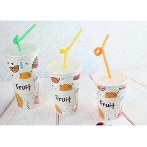 Fruit Juice Cold Cups / Cold Orange Paper Cups / Colourful Cold Cups 1oz 2oz 5oz