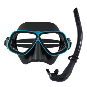 OEM Travel Friendly Corrective Dive Snorkel Mask Set For Woman