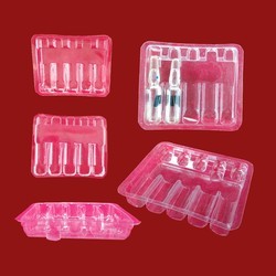 Customized Clear Blister vial tray medicine tray with multiple specification